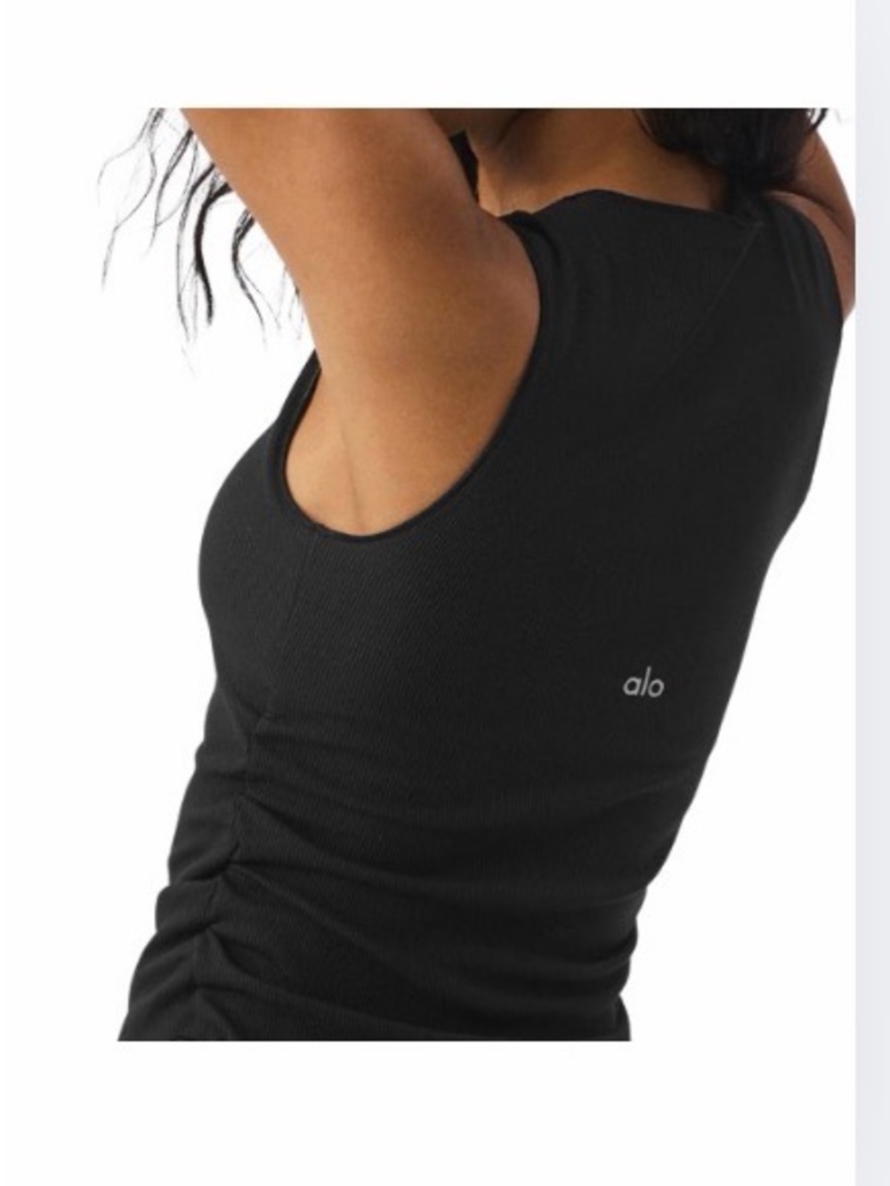 ALO Yoga Black tank still on website - Picture 2 of 6
